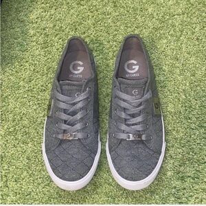 Guess Charcoal Quilted Sneakers